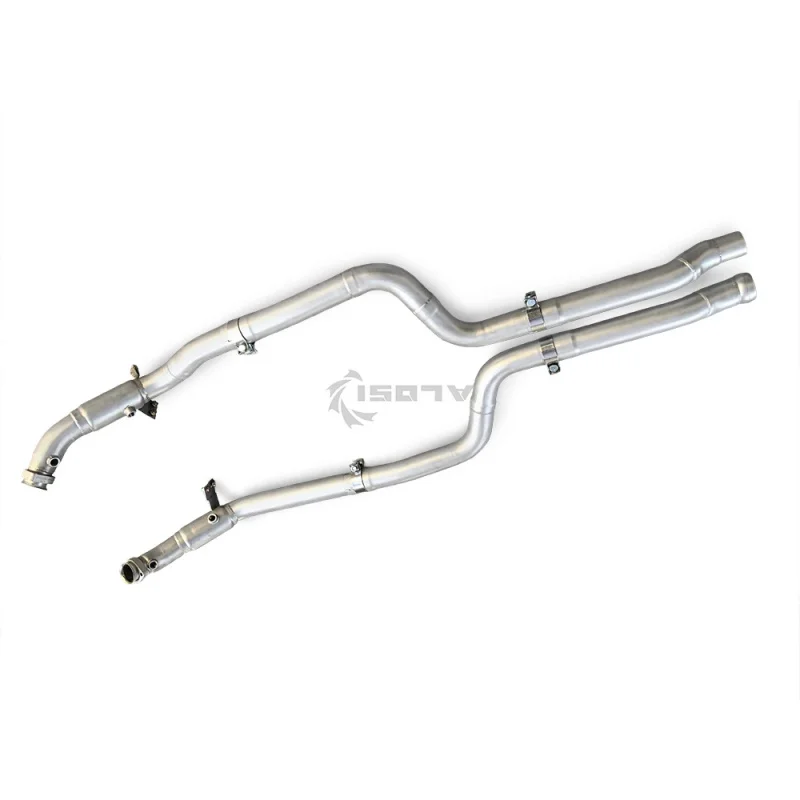 High-flow Downspout CLS350 W218 3.5 2012-2018 Stainless Steel Exhaust System Muffler