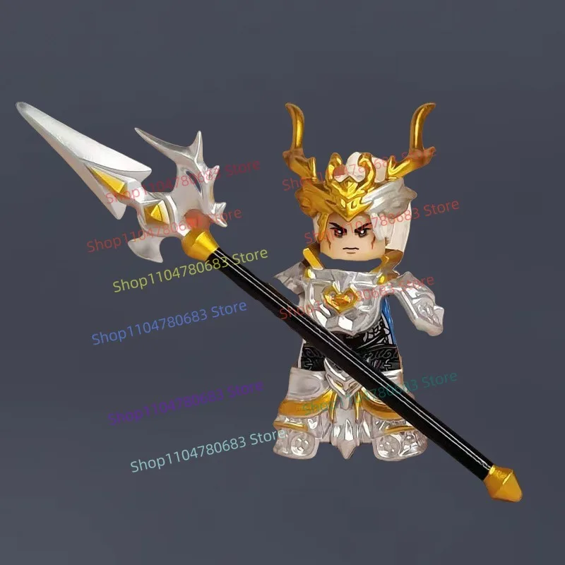 Bloques de construcción MOC General de guerra Han Xin Mini figuras de acción colección de juguetes educativos de dibujos animados para niños regalos de vacaciones