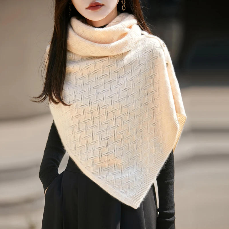 

BELIARST женская шаль из 100% чистой шерсти, шарф, вязаная пряжа, жаккардовая шаль, мягкие теплые модные зимние аксессуары