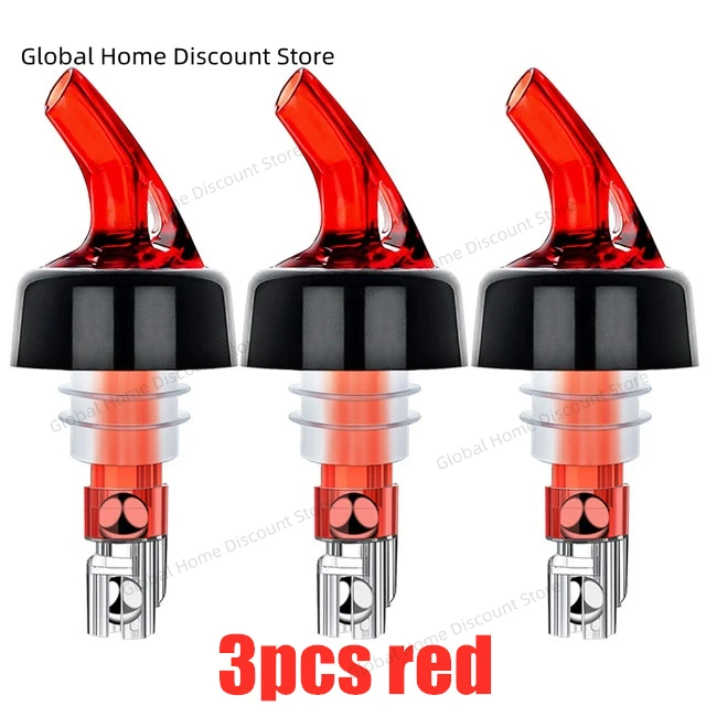 

3pcs 30ml Automatic Measured Bottle Pourer Quick Shot Spirit Drinks Wine Cocktail Dispenser Bar Tool Wine Pourer 프리플로우