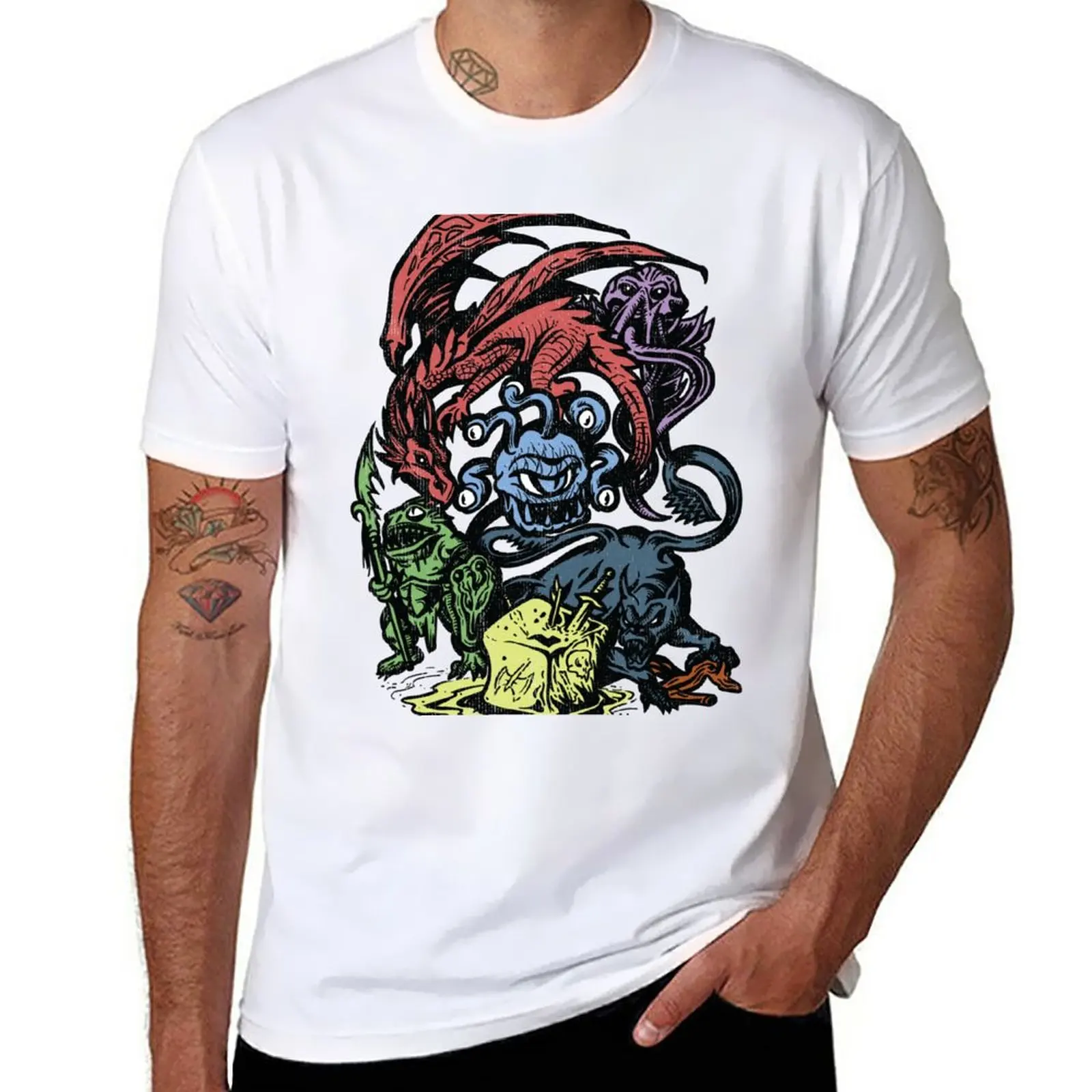 

New Fantasy Creatures - (light) T-Shirt Anime t-shirt graphic t shirts mens vintage t shirts