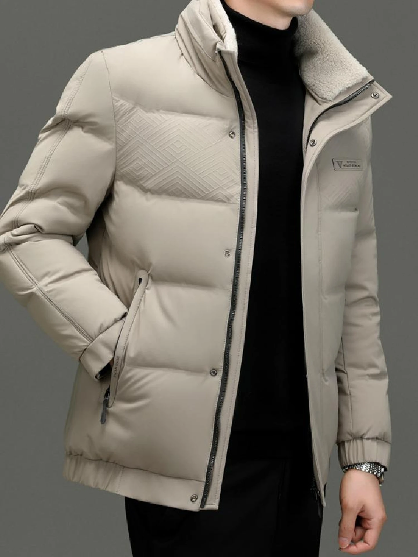 

Men's Casual ort Lightweight Thiened Winter down Jaet Du down Coat Breathable hine Waable Anti-static Soft Comfo...