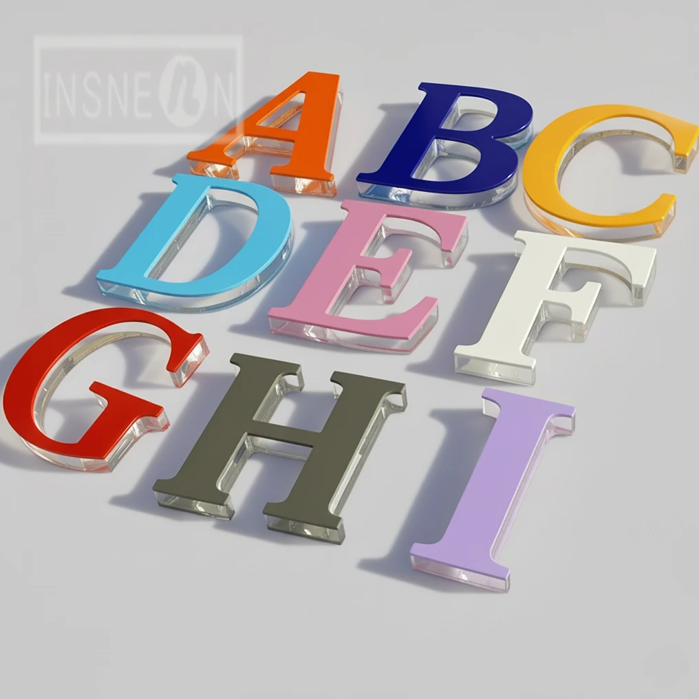 Custom Acrylic Letters LED Wall-Mounted Logo Luminous Outdoor Company Store Light Signboard, Home Business 3D Signage Decor
