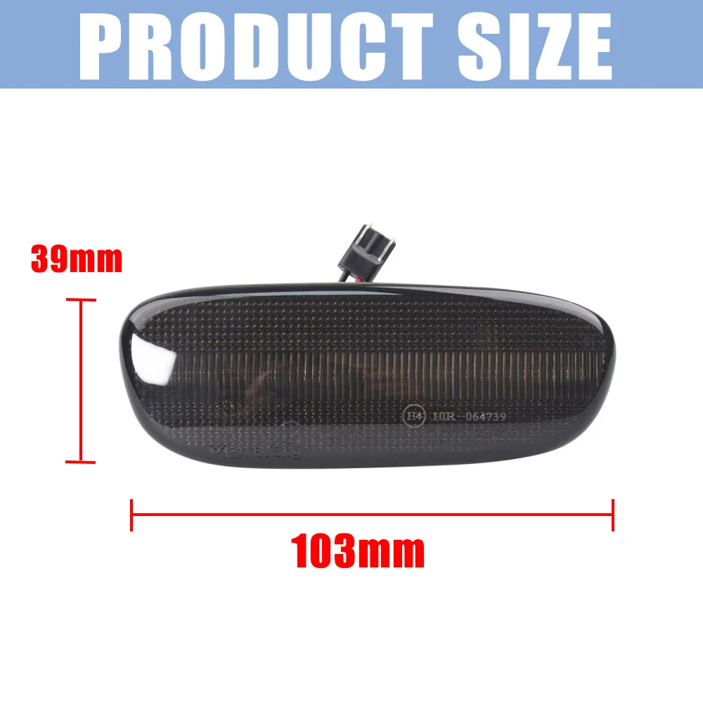 سيارة الجبهة LED ديناميكية بدوره إشارة الجانب ماركر ضوء الحاجز مصباح الوامض المتسلسل لسوبارو امبريزا GC GM GF 1993-2001