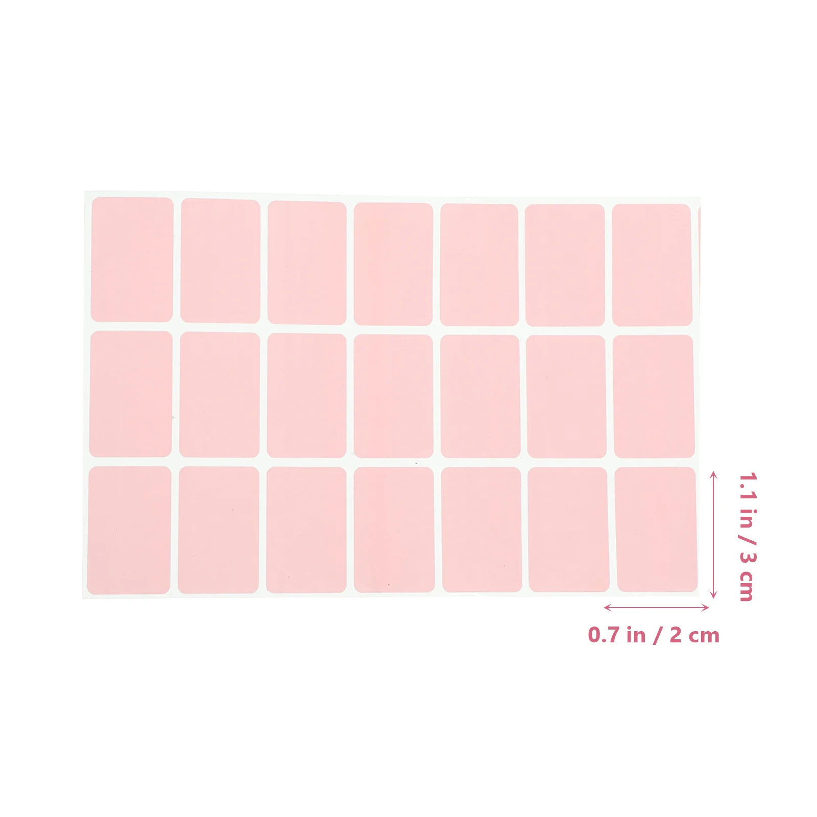 1 لفة ملصقات للتسمية الحرارية فارغة ملصقات مستطيلة ذاتية اللصق لسعر الشحن ترميز اسم العلامة حجم الملابس الغسيل