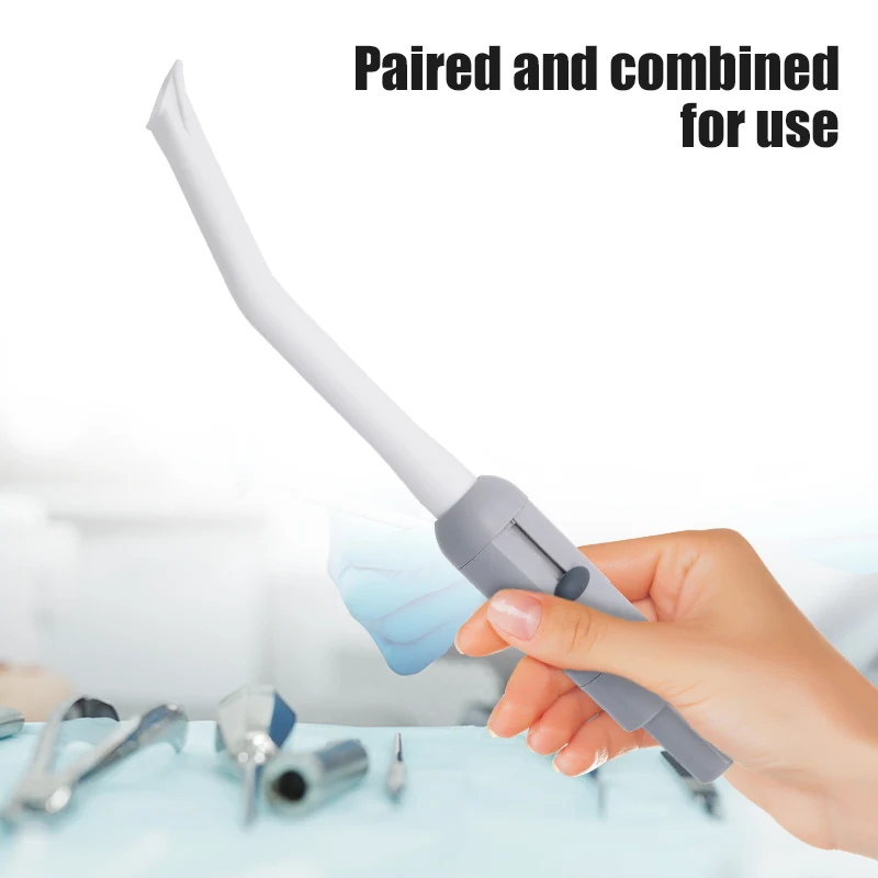 Dental Chair Saliva Sucker Suction Handle Convertor Valve Autoclavable Aspirator Suction Tube Tips Dentistry Consumables