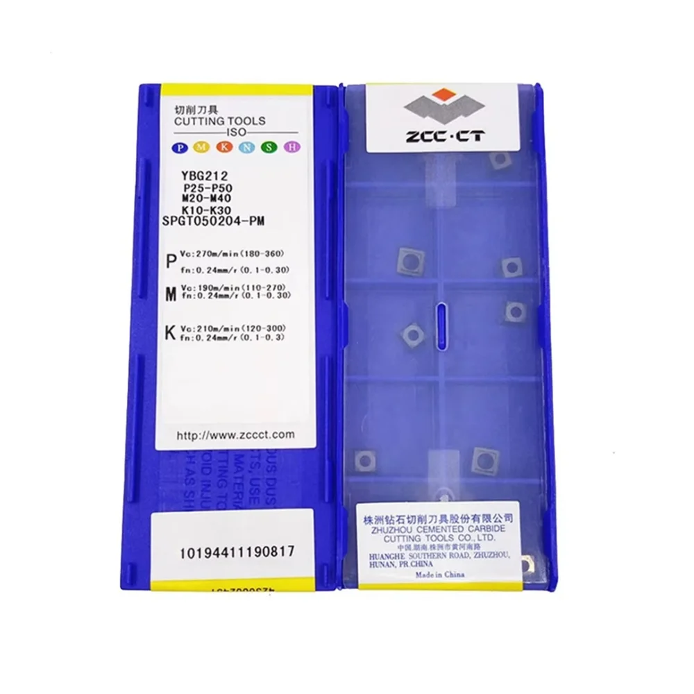 SPGT050204 SPGT060204 SPGT07T308 SPGT110408-PM YBG212 ZCC.CT كربيد إدراج معالجة الصلب مخرطة باستخدام الحاسب الآلي أداة القطع U-الحفر