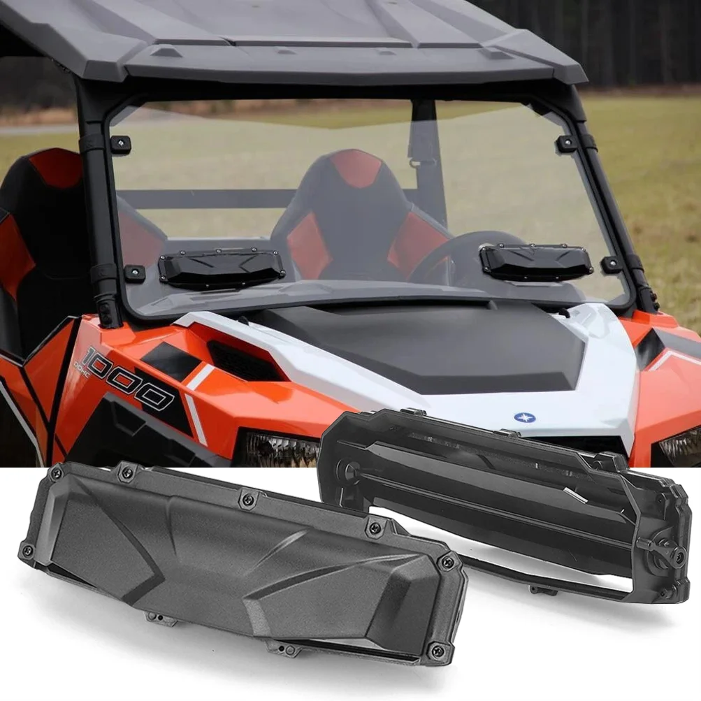 Versa Vent Self Install UTV Windshield Vent Kit for Hard Coated Polycarbonate Windshields Universal Adjustable Vents