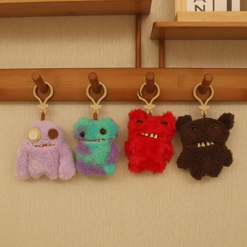 Breloczek Potwór z Zębami Królika, Pluszowa Zawieszka, Zabawka dla Dowcipów