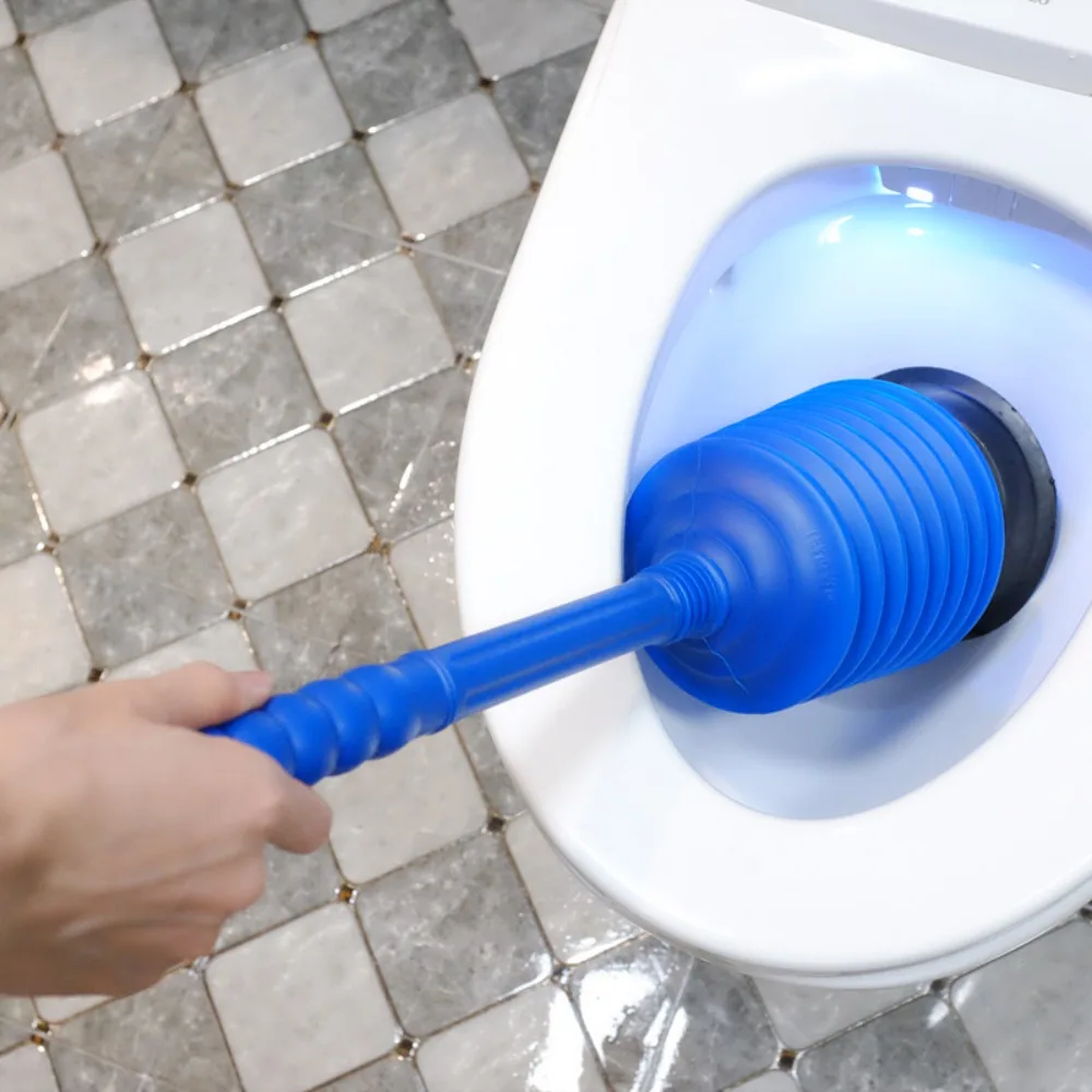 Sink Portable Toilet Plunger Floor Drain Waste Disposer Reusable Cleaning Tool Toilet Floor Drain Unclogger PE Durable