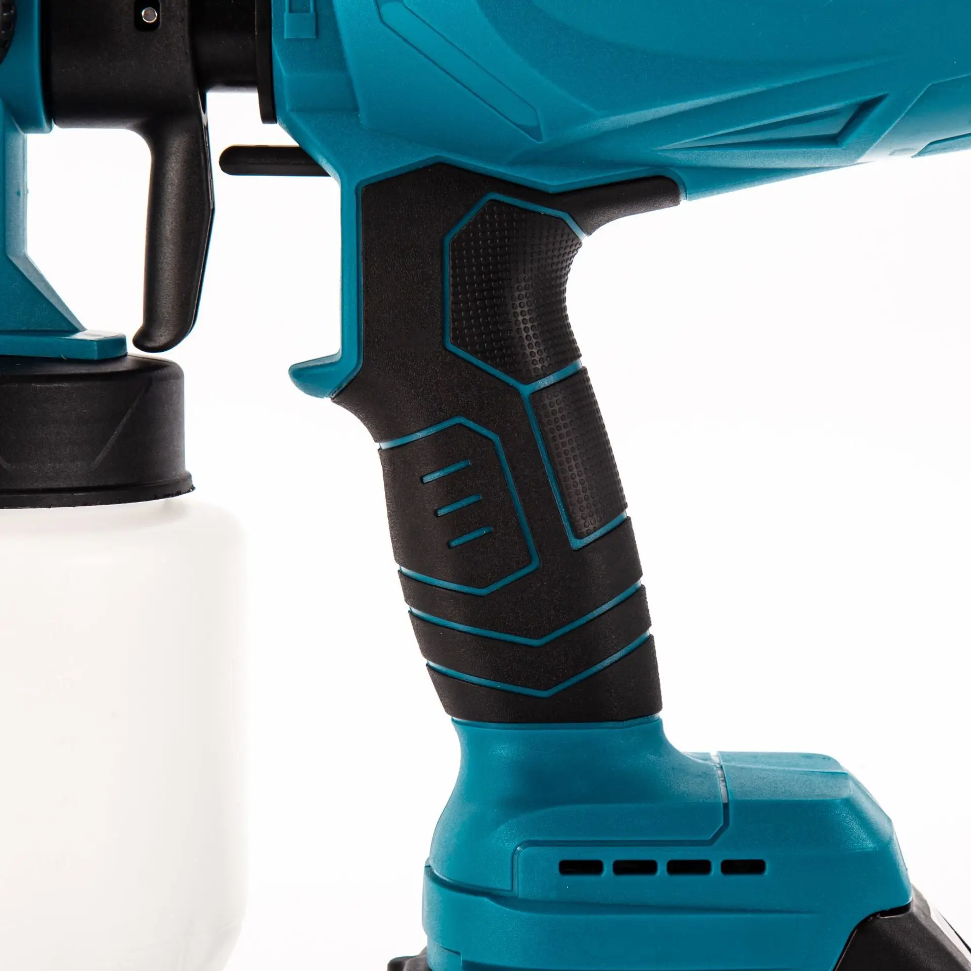 Lithiumbatterij opladen elektrisch spuitpistool verf spray olie spuitpistool buitenmuur kleine verf spuiten latex verf artefact