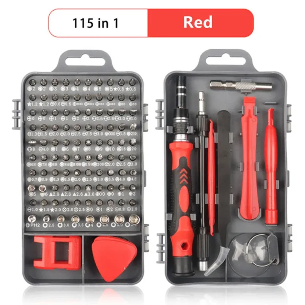 115/122/135 in1 Screwdriver Set  Magnetic Torx Phillips Screw Bit Kit  With Electrical Remover Wrench Repair Phone PC Tools
