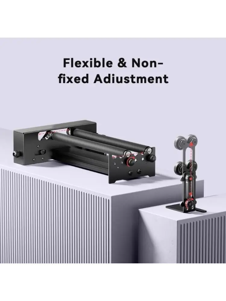 652F Engraver Rotary Roller Lift Stand For Height Adjustment 360 Degree Engraving