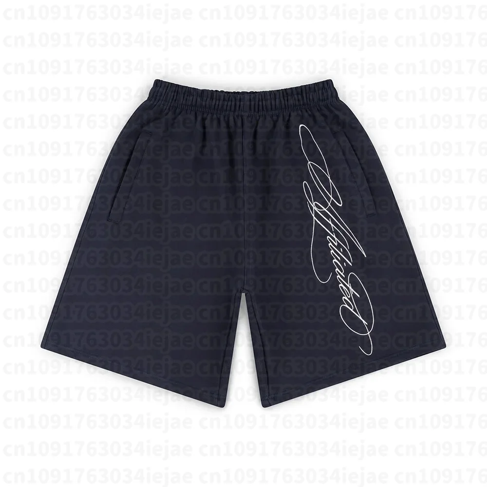 2026 Herren-Shorts im Streetwear-Stil, Amerikanischer Retro-Hip-Hop, Graffiti-Schriftzug, Weite Sport-Jogginghose, Sommerliche Freizeit-Basketball-Shorts – Detail 5