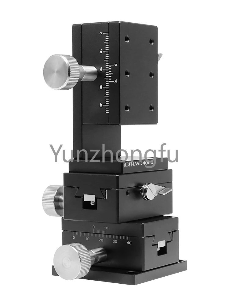 XZ axis displacement platform LWE/LWD/4040/4060/4090 gear dovetail groove guided fine-tuning slide table