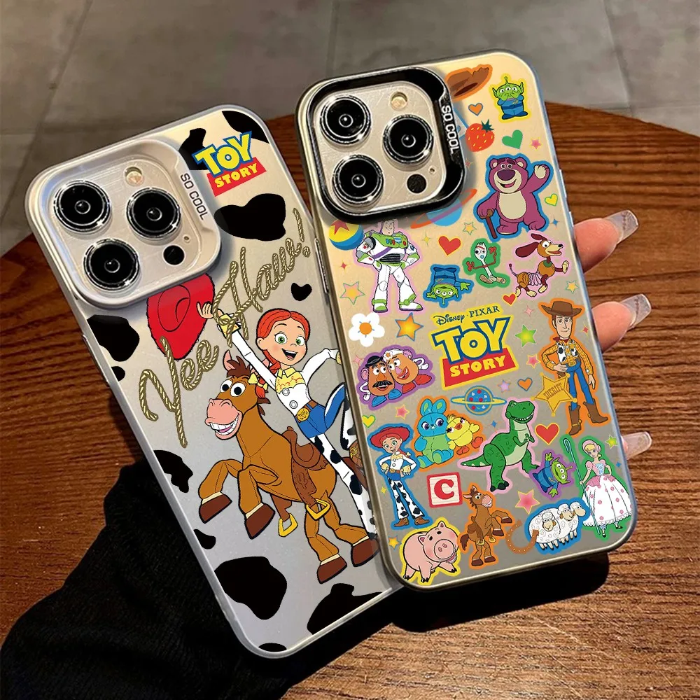 Cute Toy Story Buzz Lightyear Phone Case for Huawei P30 P40 Mate 30 40 Pro Nova 7 Honor 50 Lens Creative Border Matte Back Cover