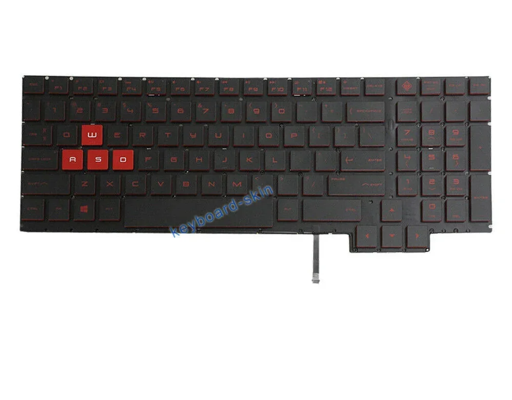 New US Backlit Keyboard No-frame for HP Omen15-CE 15-ce001la 15-ce002la 15-ce015np series laptop