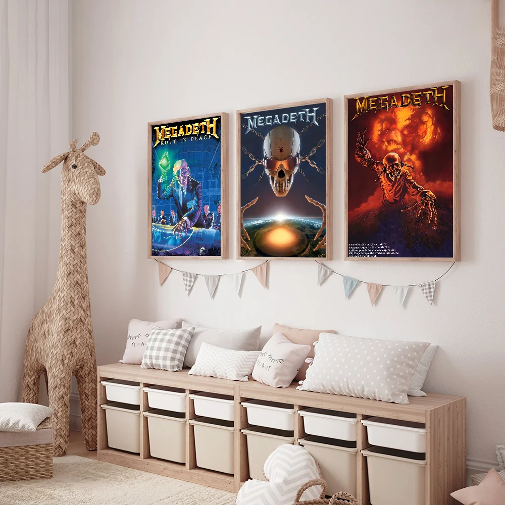 M-Megadeths Ağır Metal Rock Gr - Musical Instrument Poster incelemesi ve fiyatı