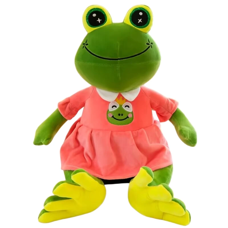 Cartoon Prince Frog  Princess Frog Plush Doll Stuffed Toys 30CM