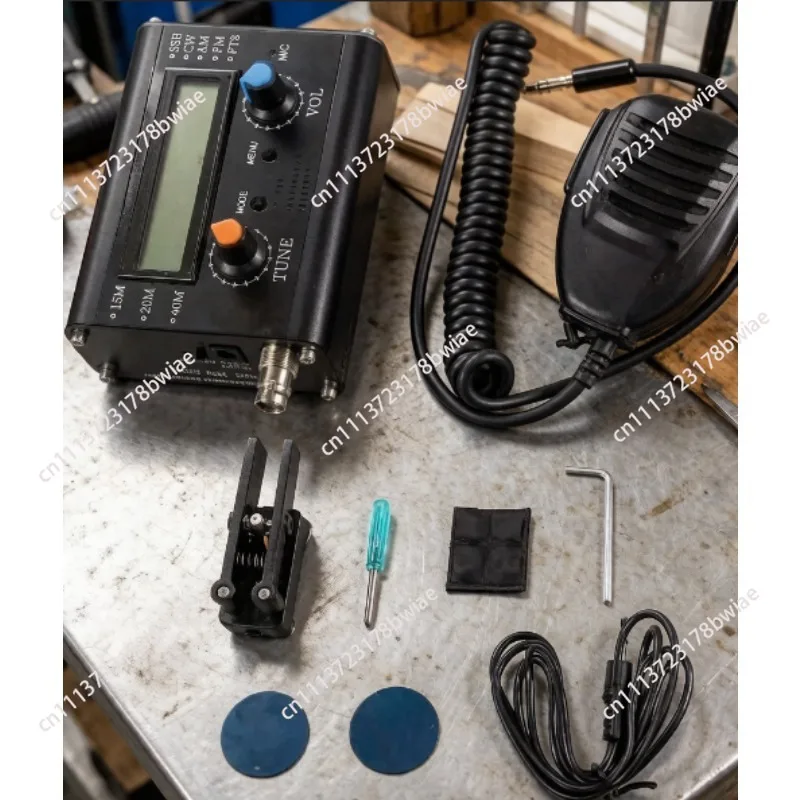 5W usDX SDR QRP Transceiver, 3 Band Portable Amateur Radio for Outdoor Shortwave Communication
