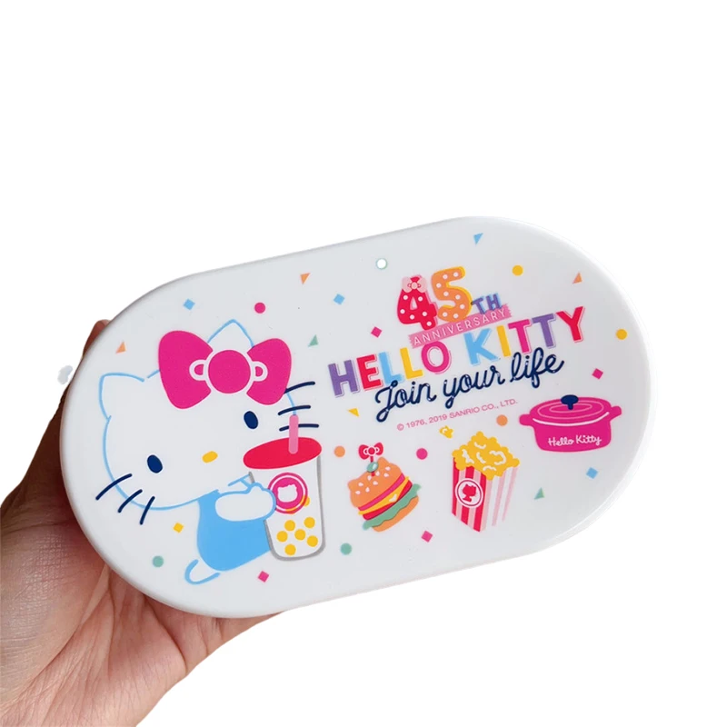 Hello Kitty Y2K Scatola di immagazzinaggio Sanrio Kawaii Anime Stampa Lunch Box Ragazza Cuore Dolce e carino Latte in polvere Divisore Scatola Desktop Regalo per bambini