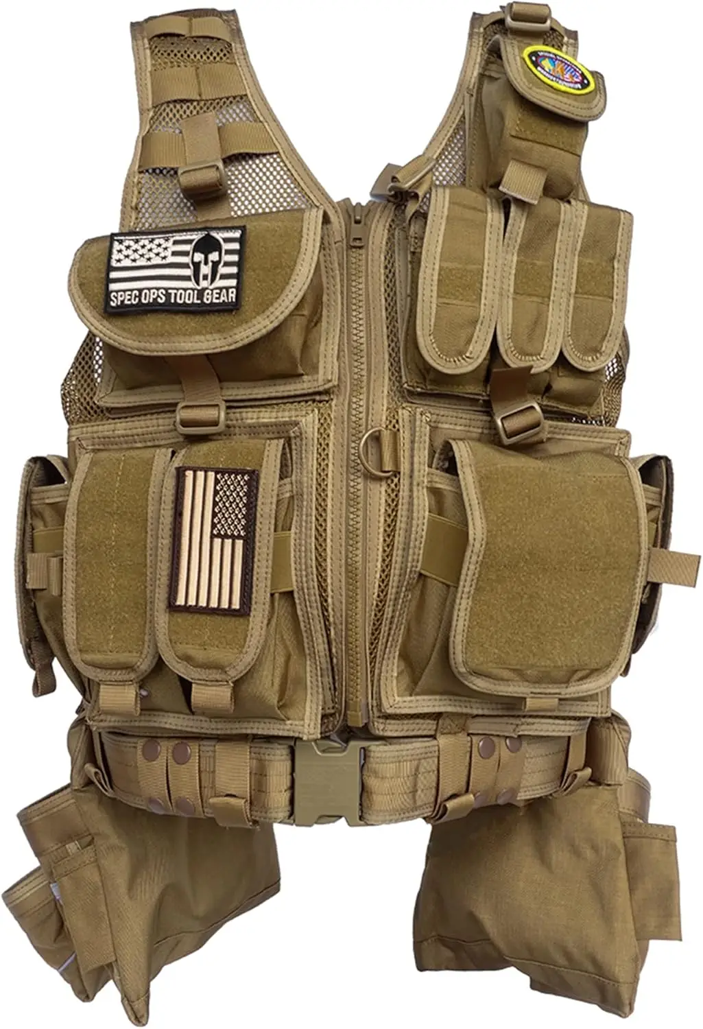 

Tactical Tool Vest & Belt Set | Modular MOLLE with Pouches & Weight-Dispersing Design