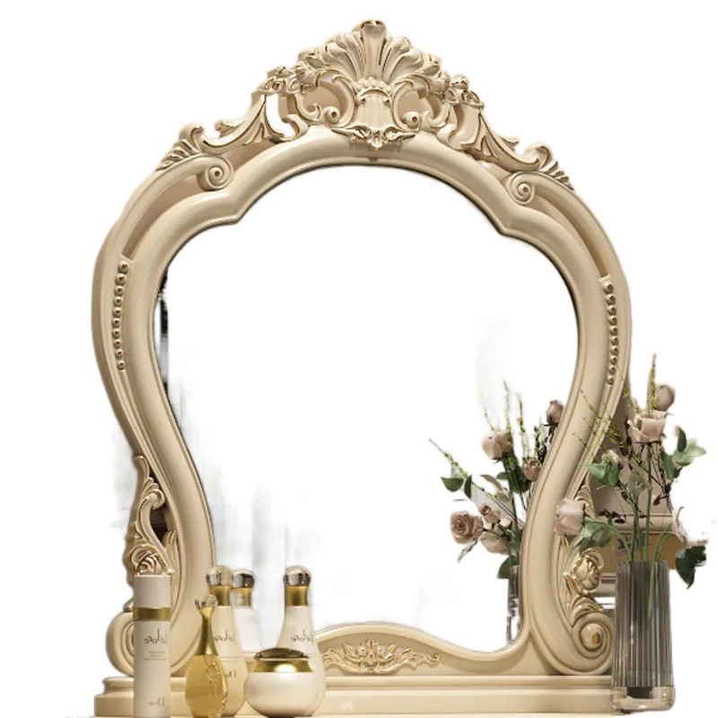 

Crown makeup mirror with lamp Internet celebrity intelligent European dressing mirror mirror ins gold foil girl heart fill light