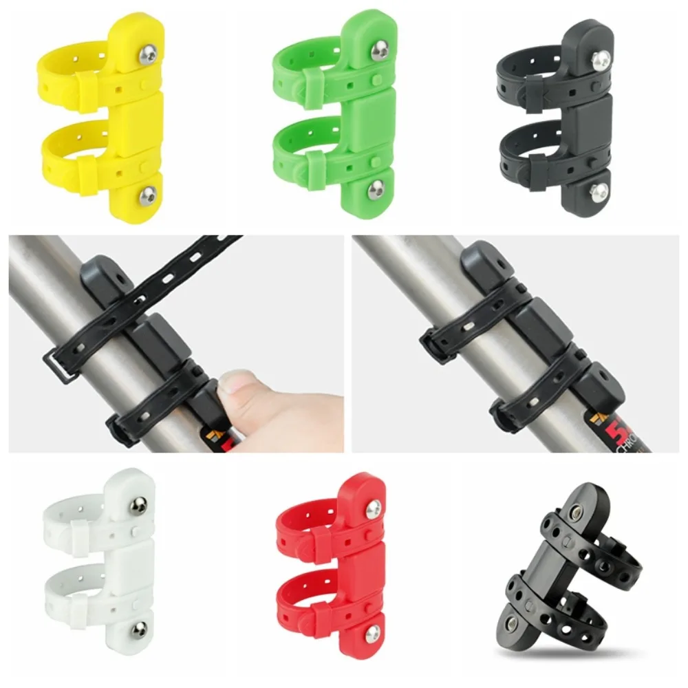 

Anti-slip Bicycle Kettle Stand Base Fixing Clip Adjustable Bike Bottle Holder Mount Adapter Silicone Multifunctional