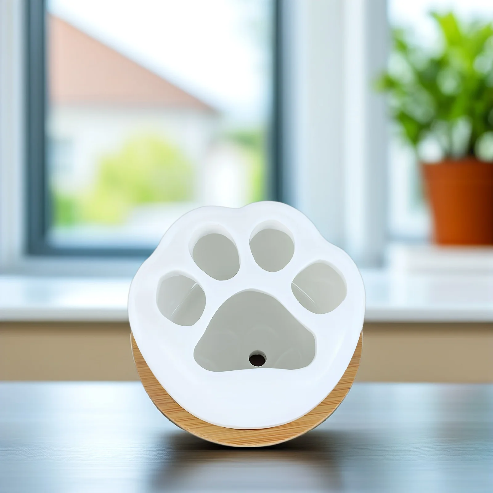 

2Sets Cat Paw Flower Pot Ceramic Small Succulent Plant Container for Indoor Outdoor Garden Home Office Decorative Use