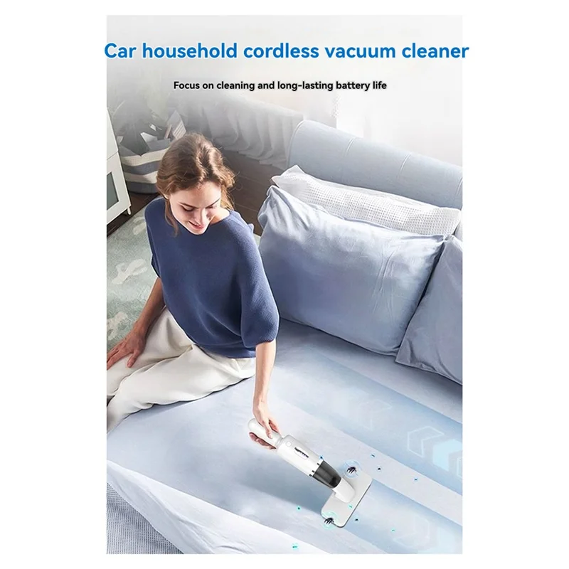 ASWUT-High-Power Wireless Handheld Car Vacuum Cleaner,Large Suction Household Blowing And Suction Desktop Dust Collector