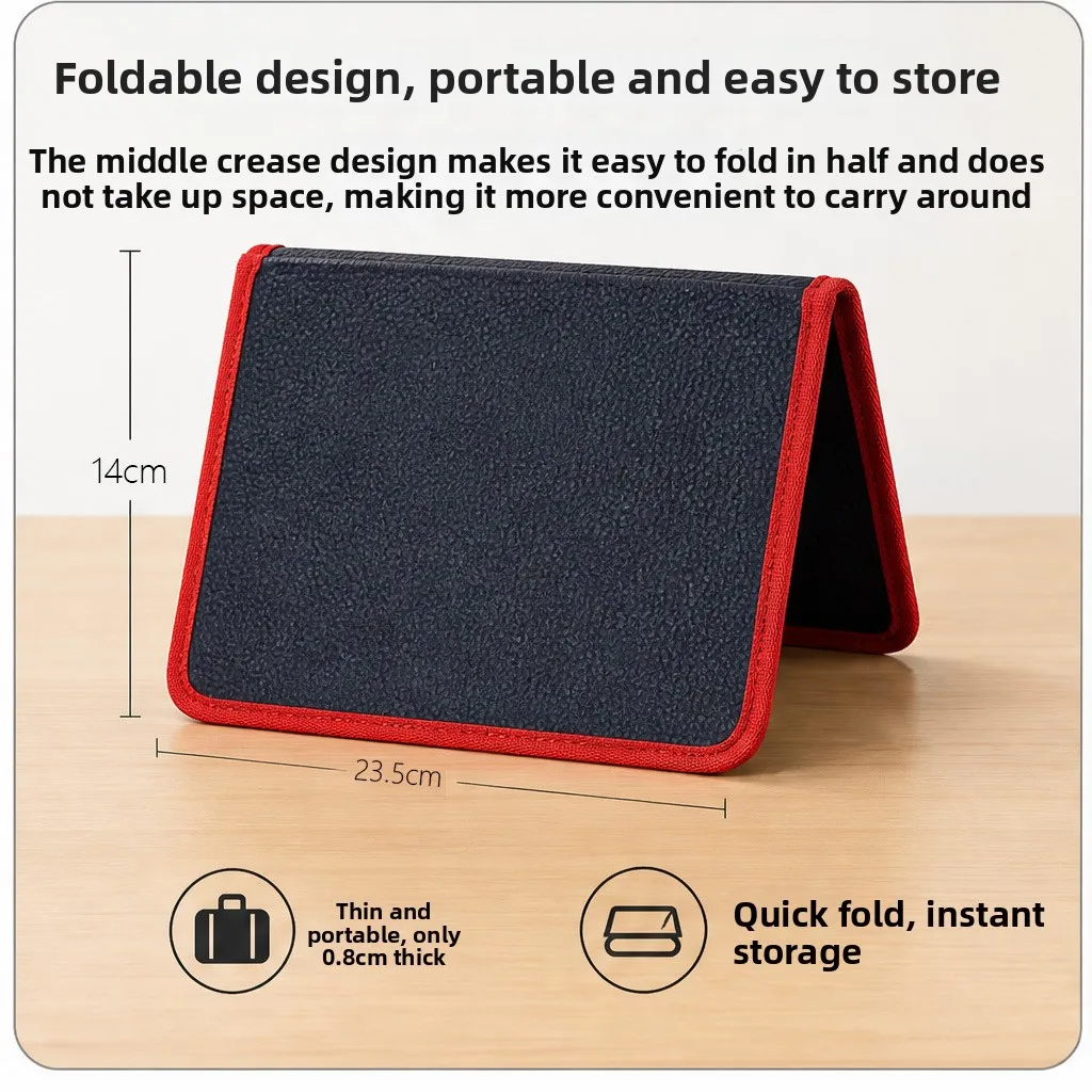 Foldable Magnetic Tool Mat Magnet Tool Storage Mat Red Black Green Magnetic Leather Plate Mat Strong Magnet Magnetic