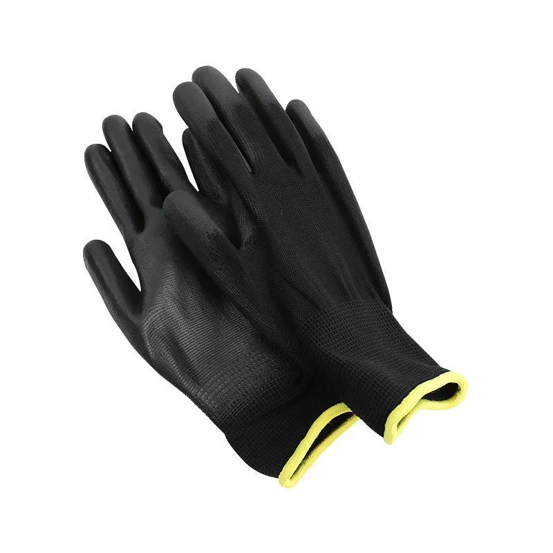 6-20 pairs of nitrile safety coated work gloves, PU gloves and palm coated mechanical work gloves, obtained CE EN388