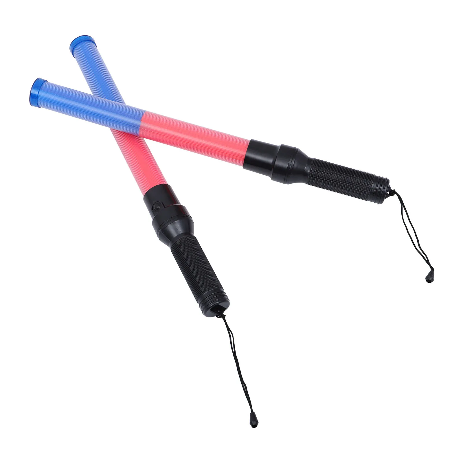 

2Pcs Traffic Signal Wand LED Baton Safety Light 3 Flashing Modes Emergency Alert Parking Guide Construction Traffic Safety