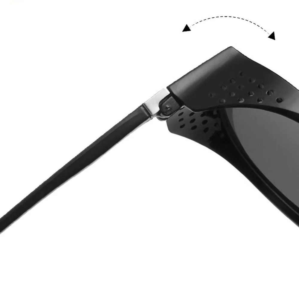 Tren fesyen Kacamata hitam baru Kacamata hitam retro bulat Steampunk