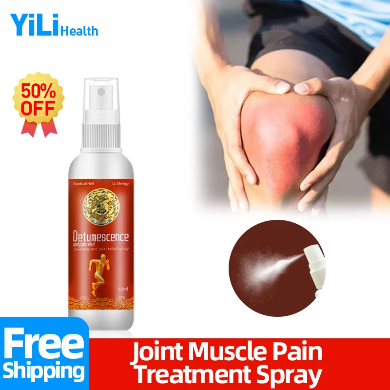 

Joint Pain Treatment Spray Muscle Pain Medicine Apply To Waist Neck Back Knee Sciatica Relief Bone Arthritis Pseudo-ginseng 60ml