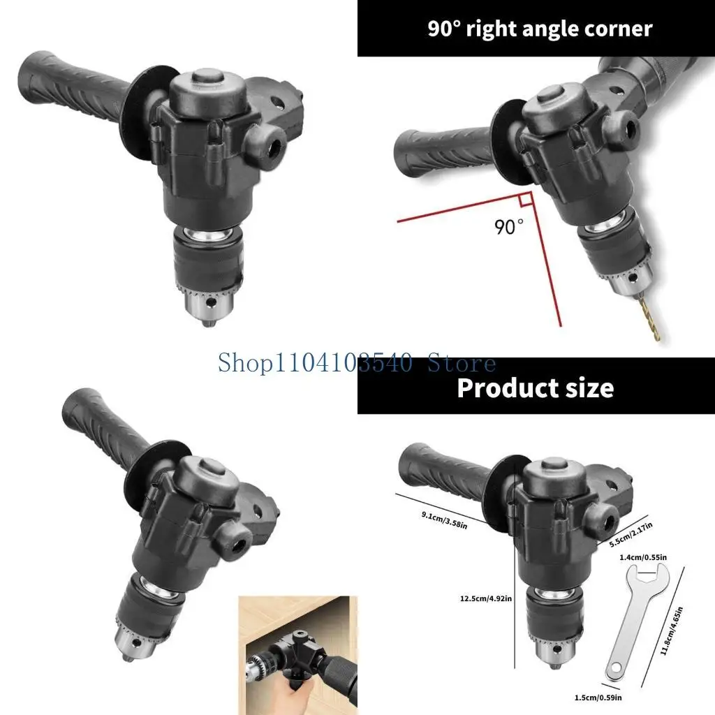 

02DC Flexible 90 Degree Corner Bend Extending Drill Chuck Renovations Accessories