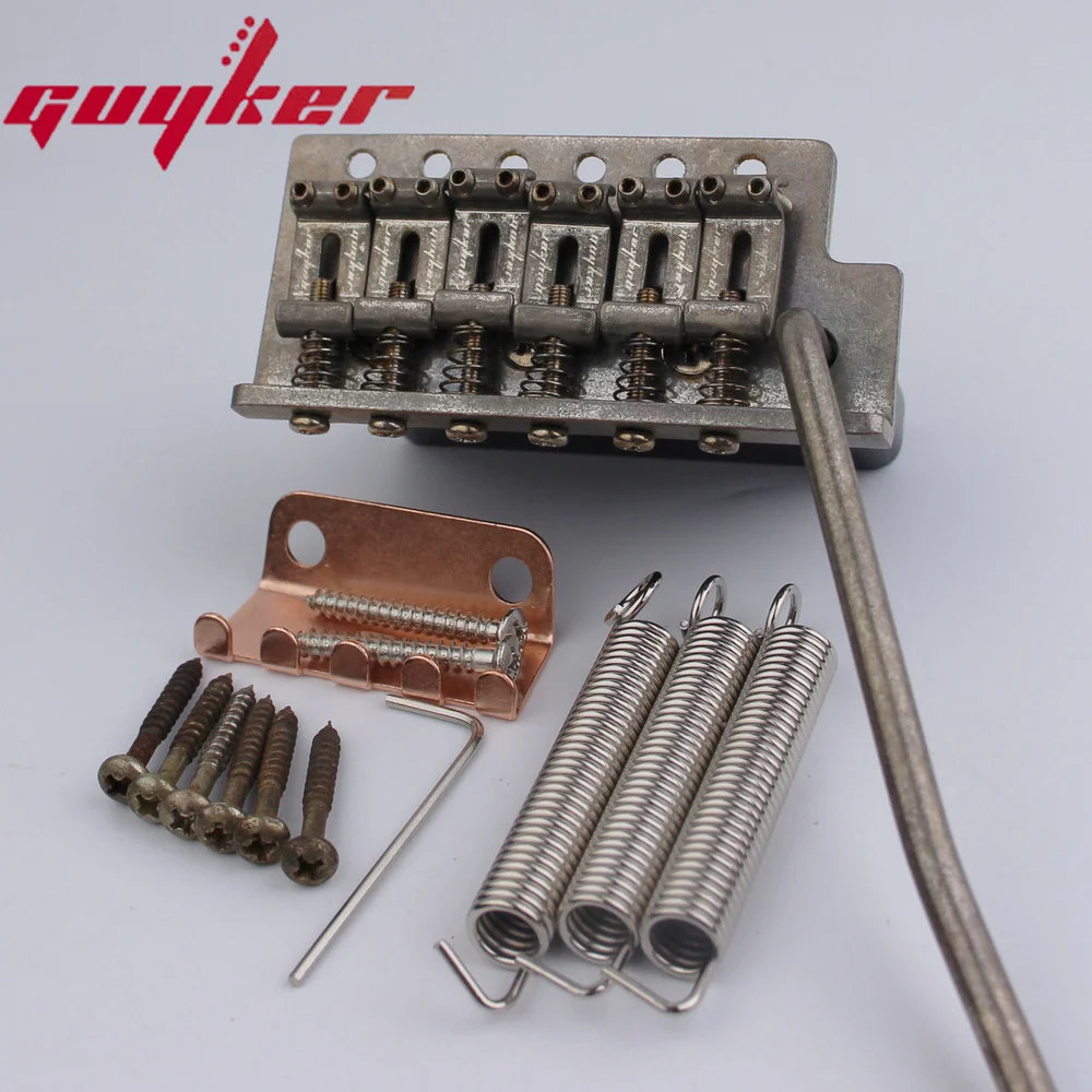 GUYKER Tremolo Bridge Vintage Bent Steel Saddles For ST Electric Guitar Available In Six Colors