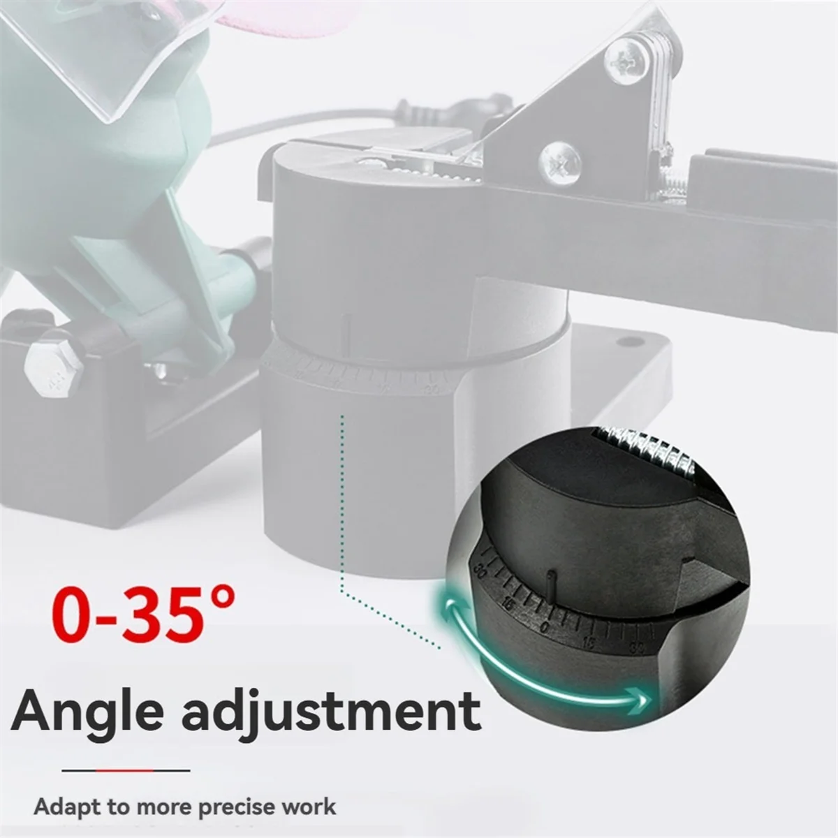 EULM مبراة بالمنشار الكهربائي 100 مللي متر سلسلة أوتوماتيكية سلسلة مبراة قابل للتعديل 8500 دورة في الدقيقة لسلاسل طحن الاتحاد الأوروبي التوصيل