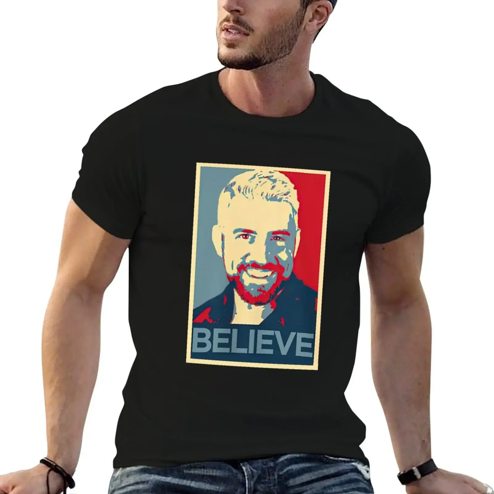 

Joe Hendry Believe T-Shirt graphic shirts quick drying cotton man t-shirts shirts graphic tees plain white t shirts men