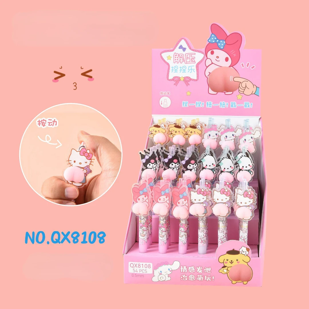 2 Pcs/lot Kawaii Animal Dog Bear Pig Mechanical Pencil Cute 0.5MM Student Automatic Pen for Kids Gift School Office Supplies