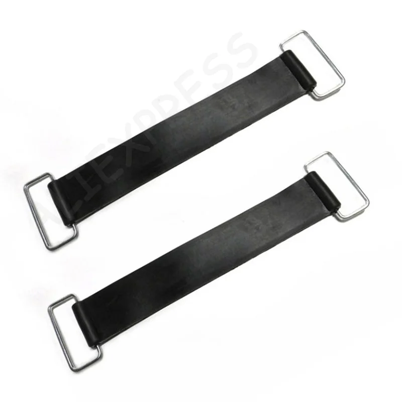 

New2pcs 18-23cm Motorcycle Rubber Battery Strap Holder Belt For All Motorcycles, Tricycles, Scooters