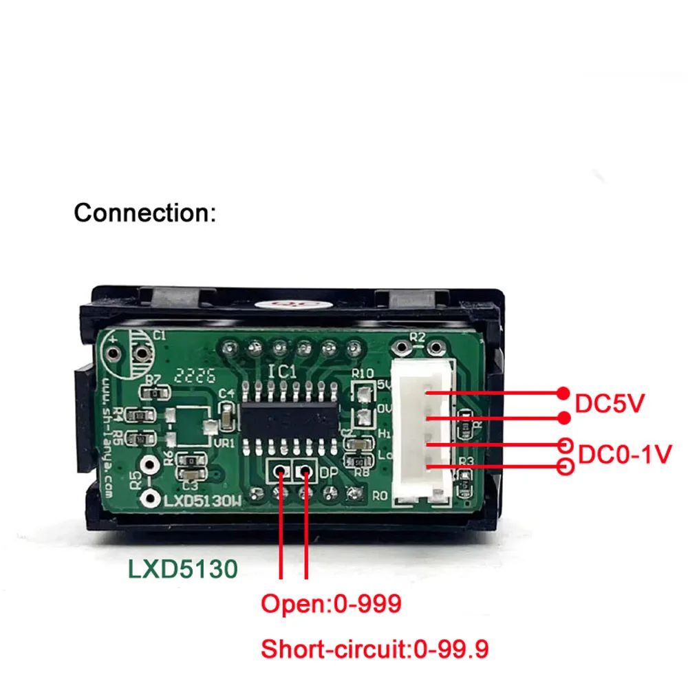 Small current meter  LxD5130 DC5V -1V/999 for inverter welding machines accessories