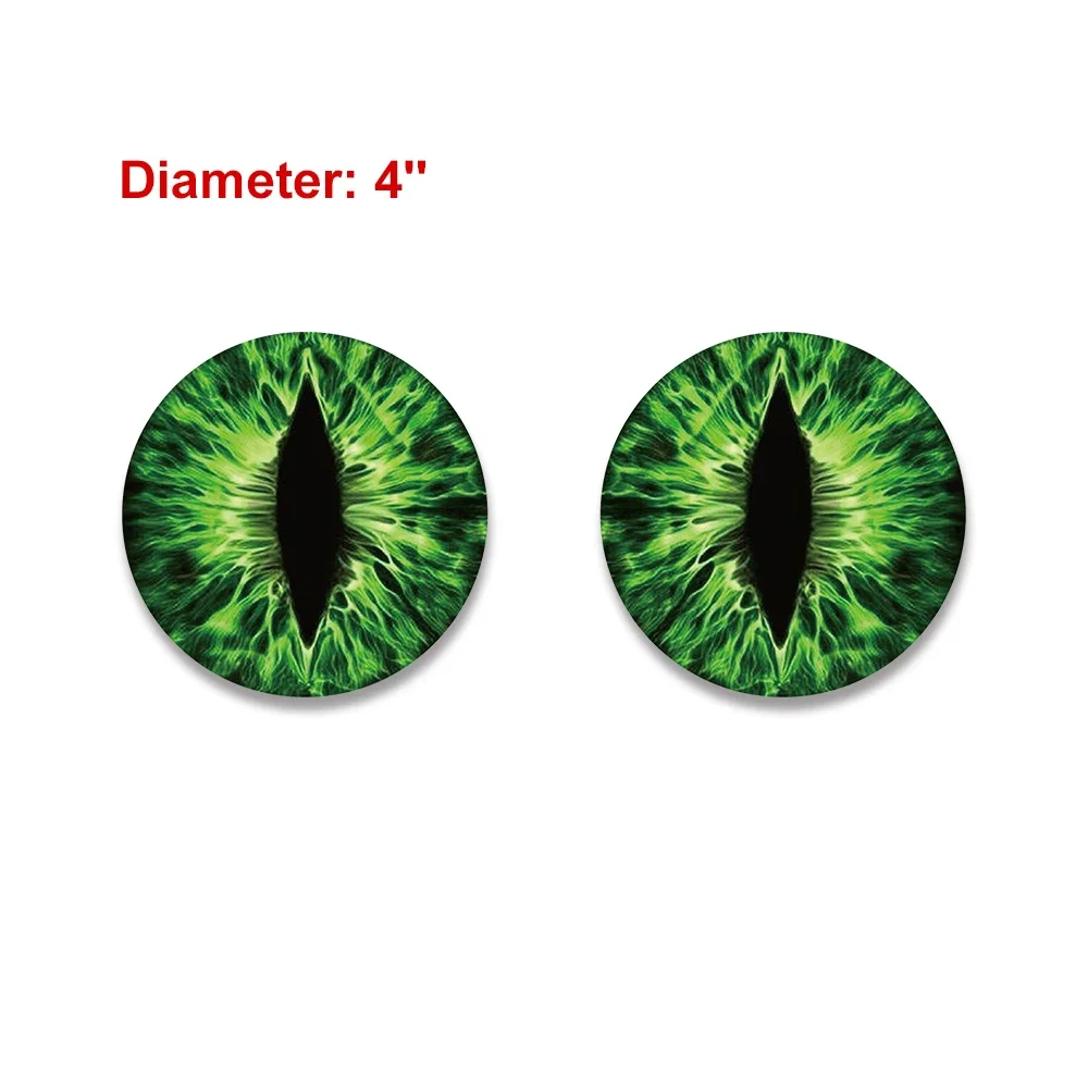 Front Headlight Decal Sticker Round Head Light Protection sticker Headlight Eye Graphics For Yamaha Banshee 350 1987-2005