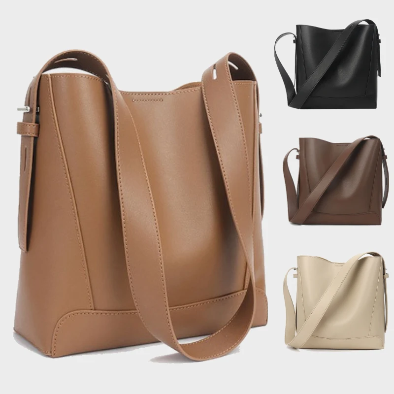

Genuine Leather Women's Bag for Women Fashion Luxury Designer Purses and Handbags Women Trend Tote Large Capacity Crossbody Bags
