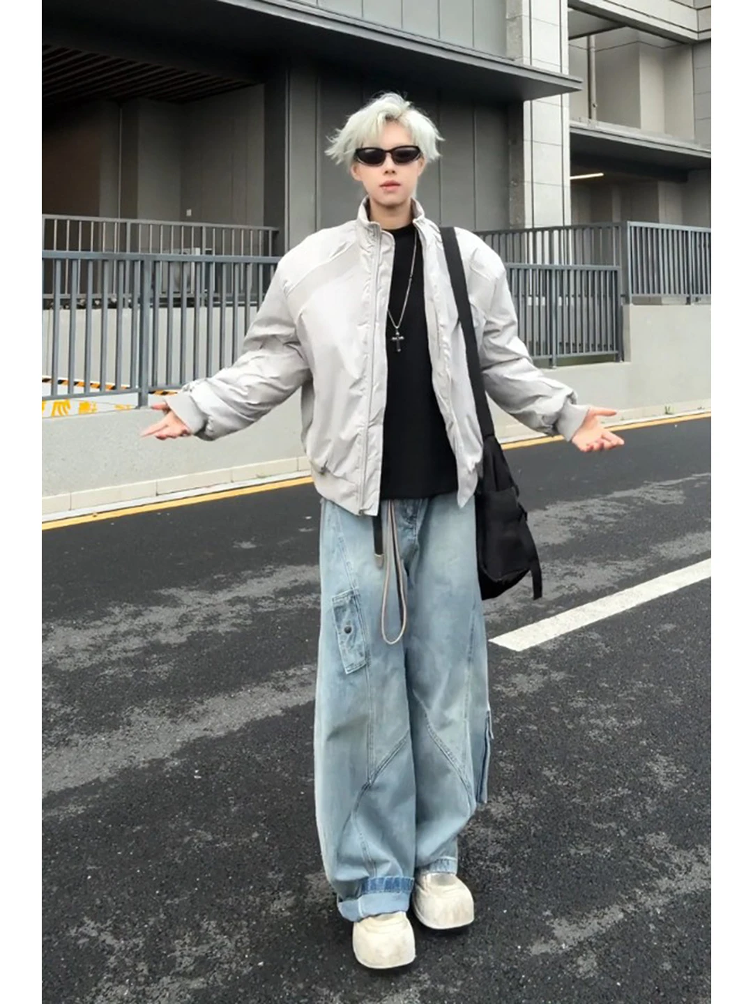 

Мужская утепленная зимняя бейсбольная куртка Cleanfit из хлопка, теплая рабочая одежда, пальто с воротником-стойкой, наполнитель из полиэстера, повседневная верхняя одежда