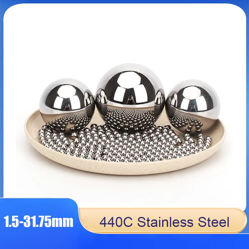 

Stainless Steel Ball Bearings High Precision Solid Smooth Ball Dia 1.5mm 2mm 3mm 4mm 5- 31.75mm Wear-Resistant & Rust-Resistant