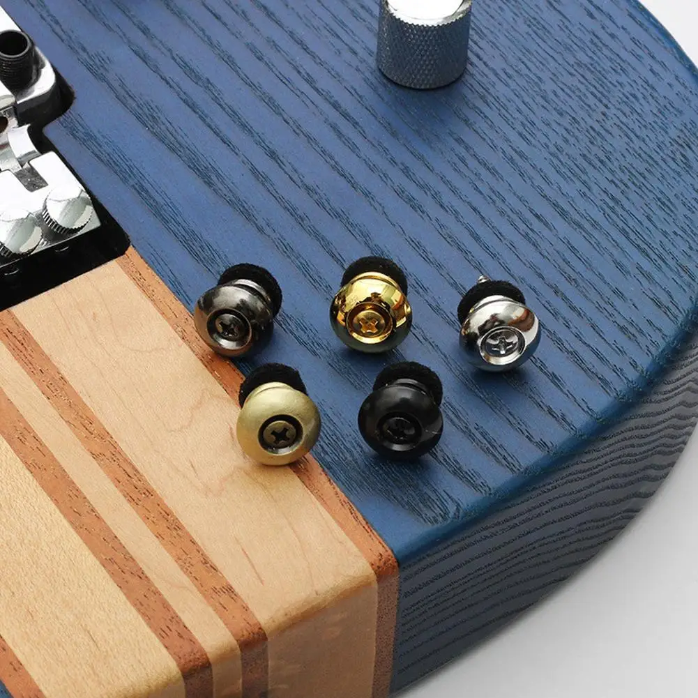 기타 스트랩 핀 테일 네일 잠금 단추, 어쿠스틱 일렉트릭 G T9O1 용 미끄럼 방지 단추 네일, 기타 스트랩 잠금 엔드 핀 페그 나사