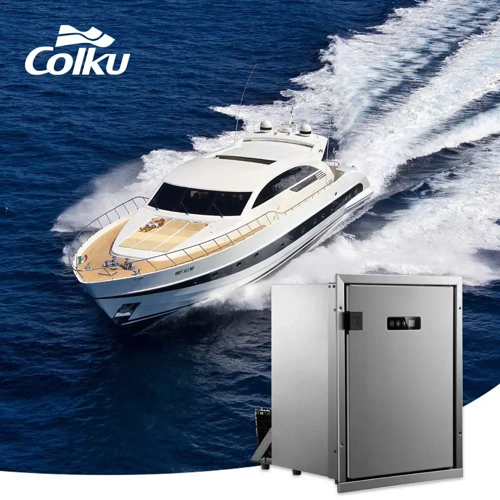 Hot selling 40L 50L DC 12 24V mobile marine RV independent in car refrigerator compressor refrigerated box