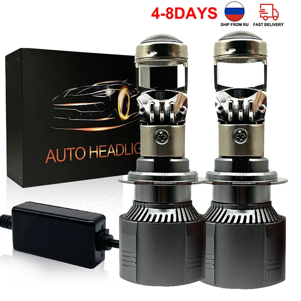 

H7 H4 Bi LED Projector Lens 1500000LM H11 9005 HB3 9006 HB4 H8 Car Light Turbo led bulb Headlight Canbus 12V 24V LHD Hi/Lo Beam