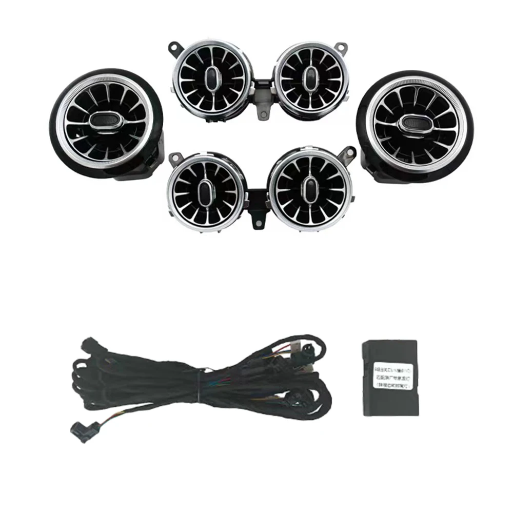 

Upgrade Symphony W213 LED Car Interior Ambient Light Airvent For Mercedes Benz E Class 2016-2022 Atmosphere Strip Accessories